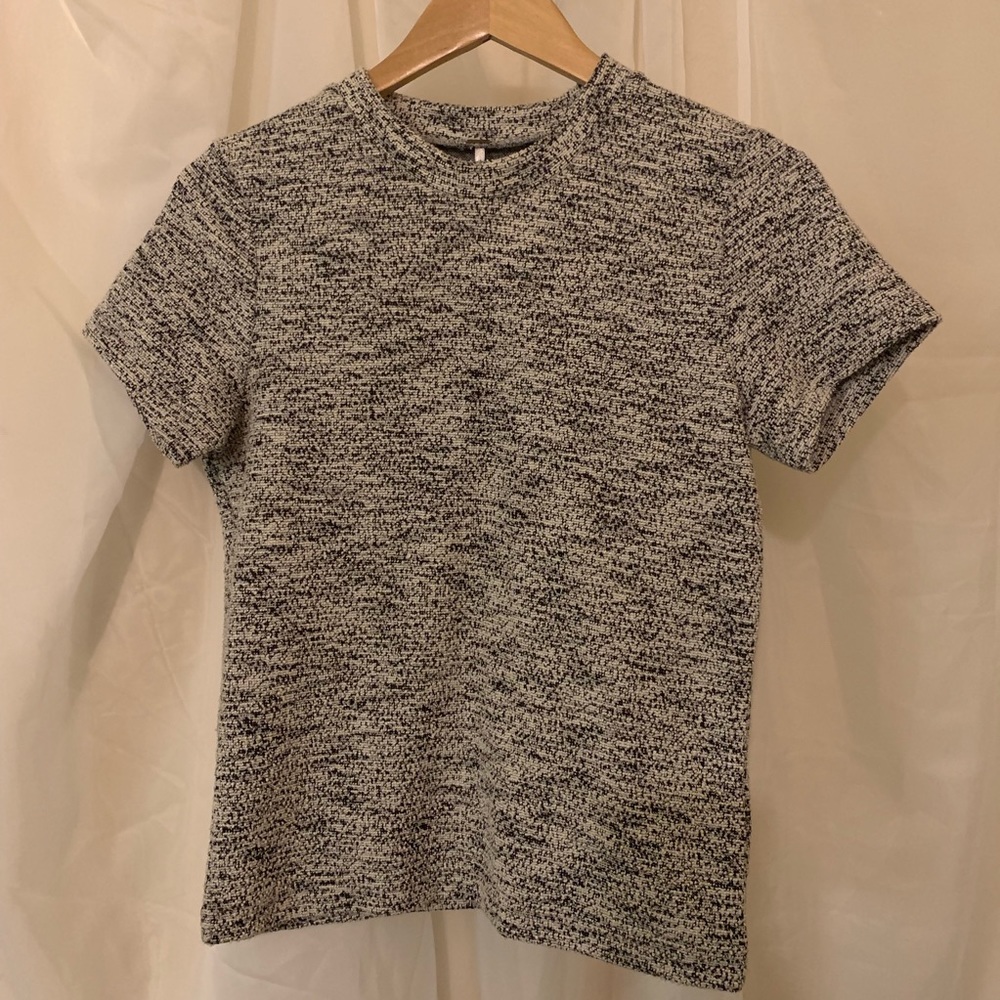Fitted Stretch Tweed Top